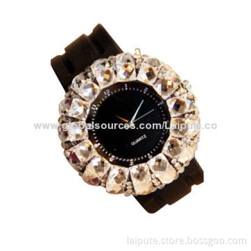 Jewelry Watch with Japan Movement, Made of Alloy, Available in Various ColorsNew